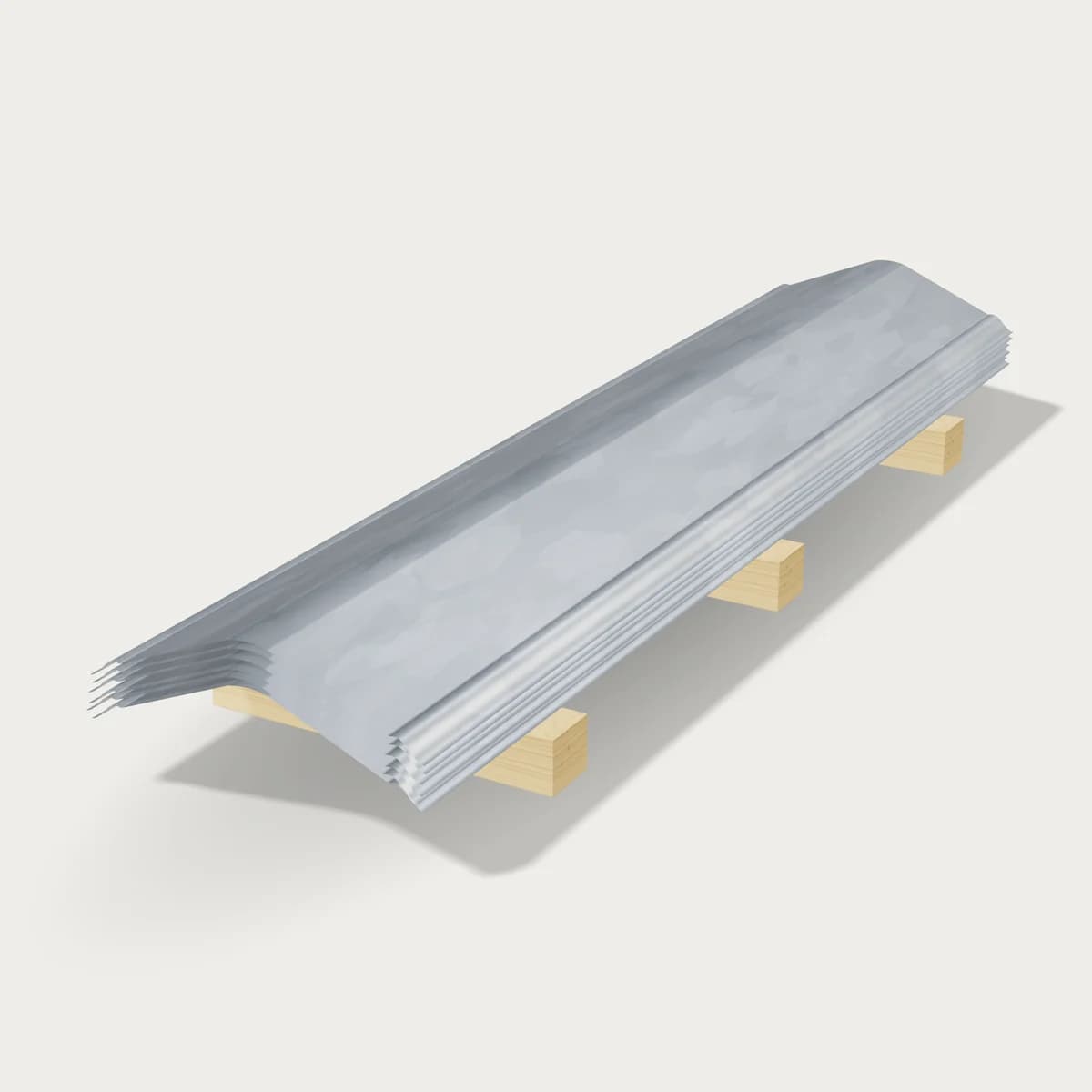 Cumbrera de zinc