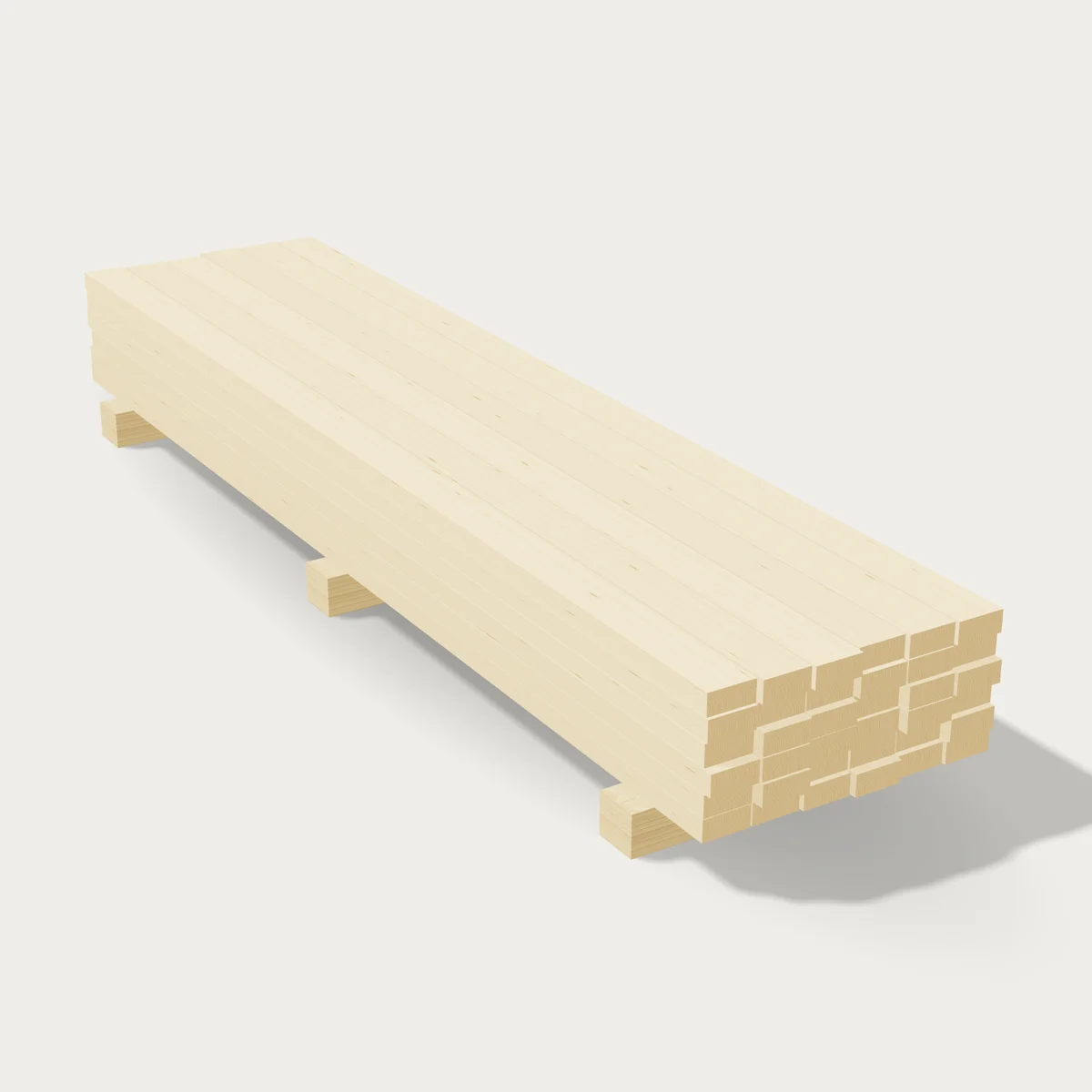 Pino dimensionado 2x4