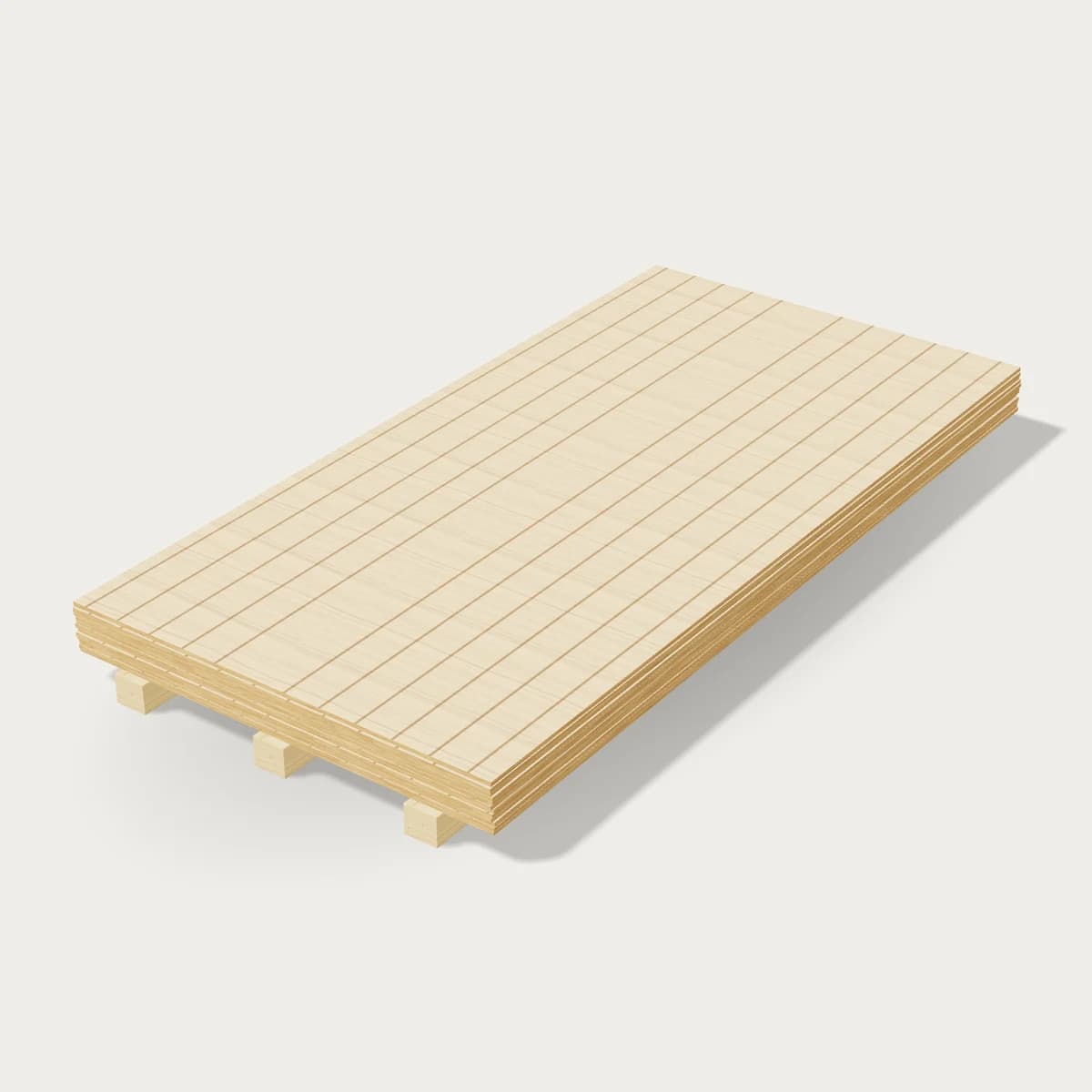 Panel ranurado para exterior